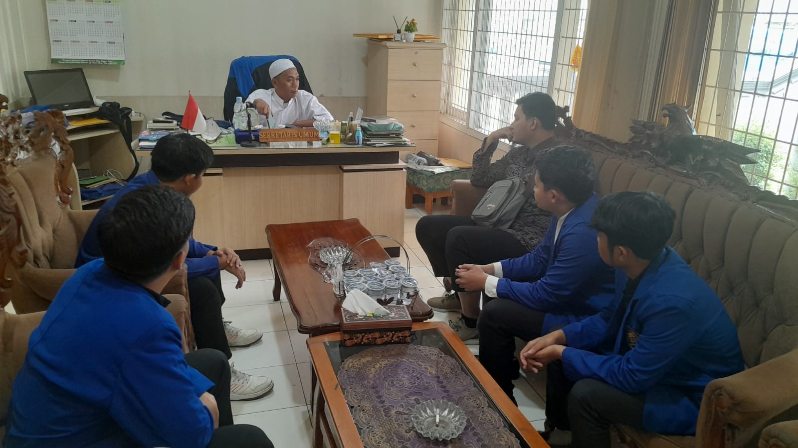 Sekretaris Umum MUI Kabupaten Sukabumi Terima Mahasiswa PPL Institut Muslim Cendekia